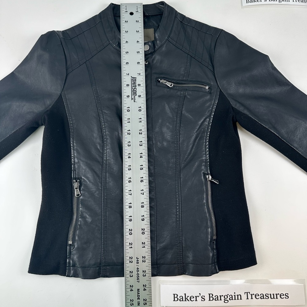 Maurices Black Leather Jacket - Picture 2 of 6